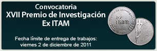 Convocatoria XVII Premio de Investigación Ex ITAM