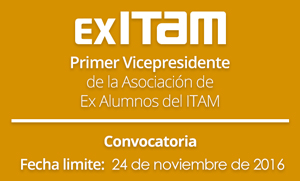 Primer Vicepresidente de la Asociacion de Ex Alumnos del ITAM