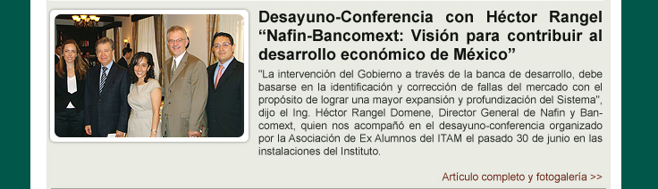 Desayuno-Conferencia con Hector Rangel