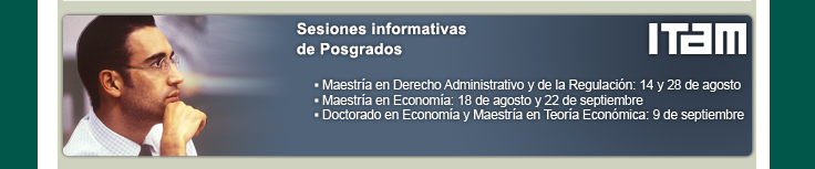 Sesiones informativas de Posgrados