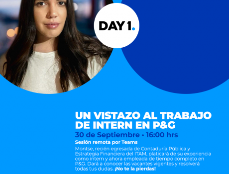 Póster Career Services del ITAM invita a la presentación del programa de becarios de P&G