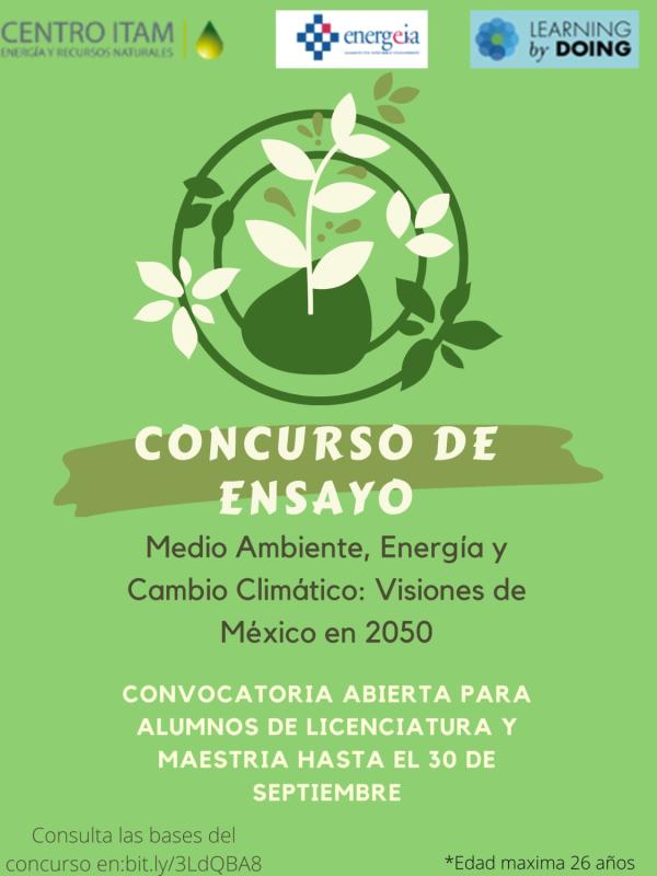Concurso de ensayo - Medio Ambiente, energía y cambio climático: visiones de México en 2050