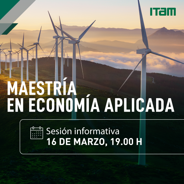 Póster Maestría en Economía Aplicada: Sesión informativa 