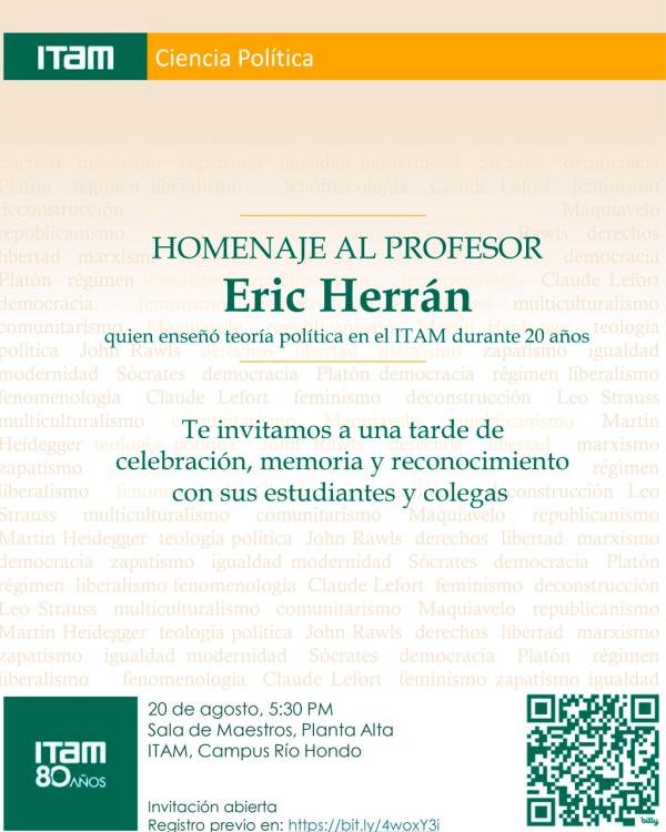 Homenaje a Eric Herrán