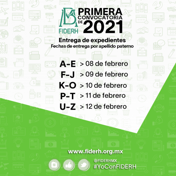 Póster 1° convocatoria FIDERH