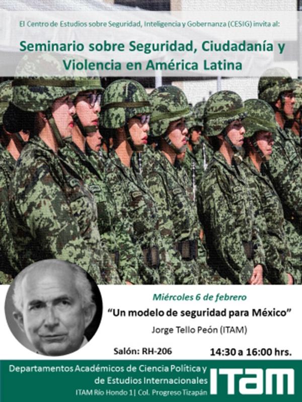 Conferencia: Un modelo de seguridad para México