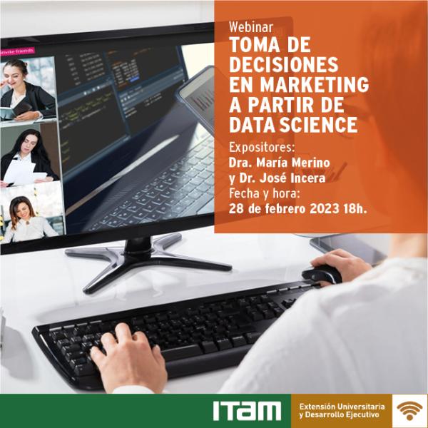 Poster - Webinar: Toma de Decisiones en Marketing a partir de Data Science