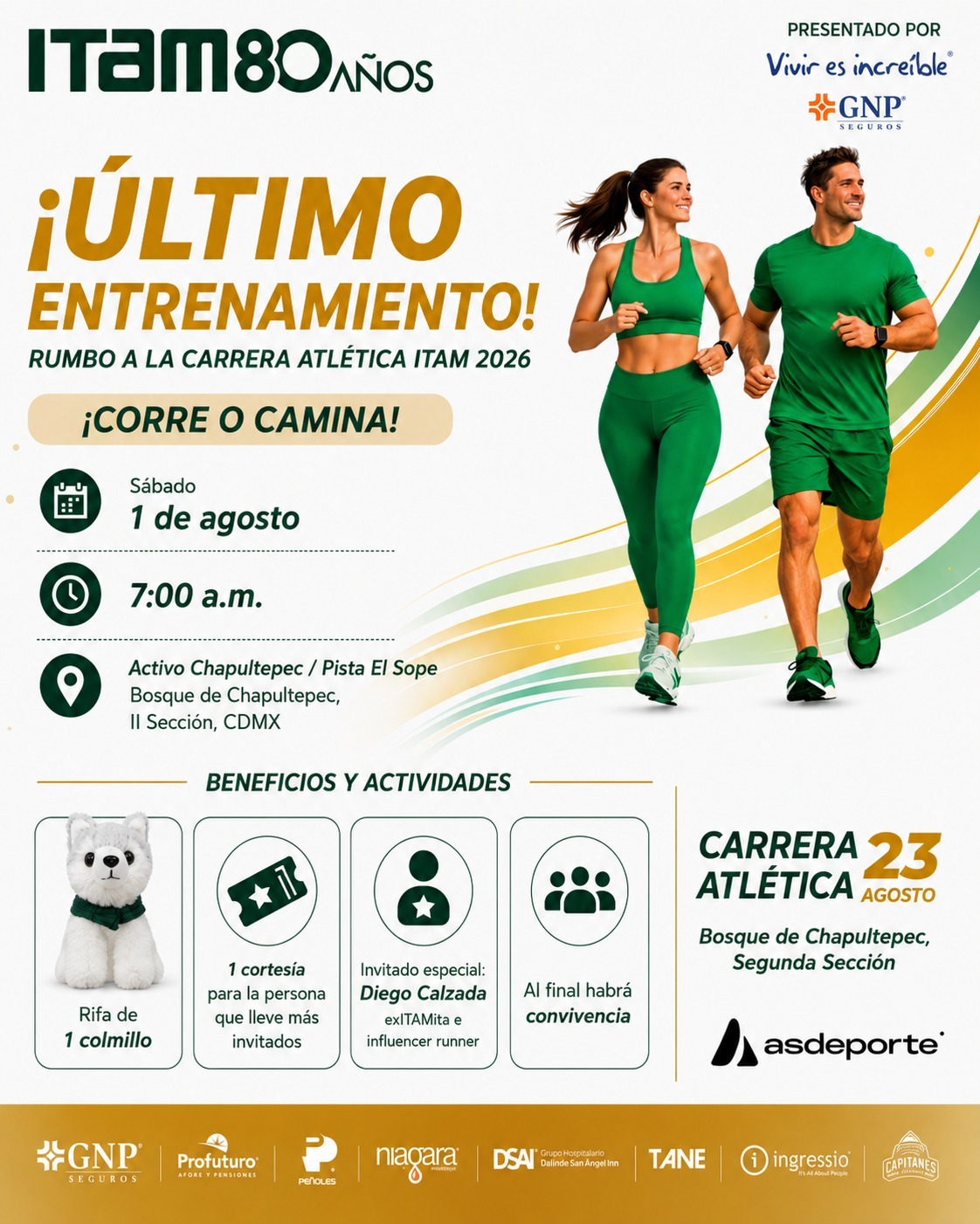 3er entrenamiento Carrera Atlética